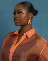Ro'iy Organza Shirt - Shapes&ColorsNg.com