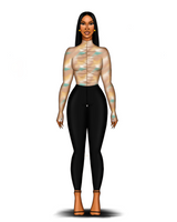 Menuha Mesh Top - Shapes&ColorsNg.com