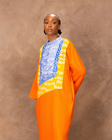 Damola Color Block Kaftan