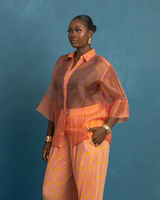 Ro'iy Organza Shirt - Shapes&ColorsNg.com