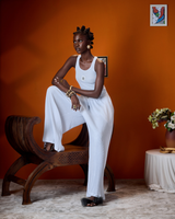 THE MADE RIB TANK WHITE