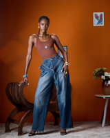 THE MADE RIB TANK BROWN