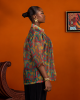 ARA ORGANZA SHIRT WARM TONE