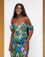 Halimat Midi Dress - Shapes&ColorsNg.com