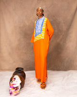 Damola Color Block Kaftan - Shapes&ColorsNg.com